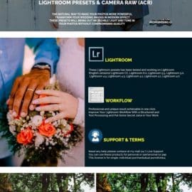 CreativeMarket Lovly couple wedding LR&ACR presets 3844809 Free Download