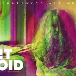 CreativeMarket Tetroid Photoshop Action Free Download