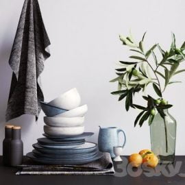 Decorative set for the kitchen Вroste copenhagen Free Download