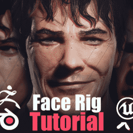 FlippedNormals Face Rigging in Blender Tutorial Free Download