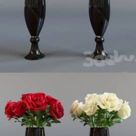 Four bouquet of roses Free Download