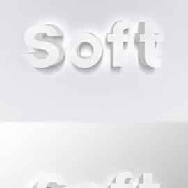 GraphicRiver Simple White 3D Text Effects 23844260 Free Download