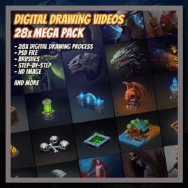 Gumroad – 28x DRAWING PROCESS VIDEOS ● Patreon Archive