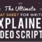 How To Write an Engaging Explainer Video Script – My Step by Step Guide