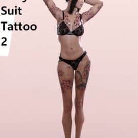 Japanese Bodysuit Tattoo for G8F N2 Free Download