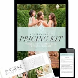 Katelyn James Photography – Pricing Kit