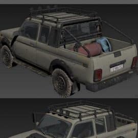 Lada Niva-2329 3D Model Free Download