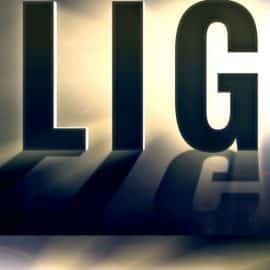 Light With Shadow Reflection Photoshop Text Effect Free Download