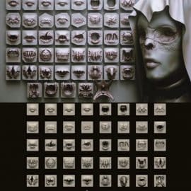 MOUTHS 40 ZBrush VDMs + 5 bonus variations Free Download