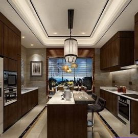 Modern Kitchen 46 Interior Scene Free Download