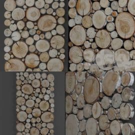 Panel wood slice Free Download