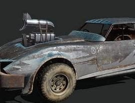 Post-Apocalyptic Vehicle Radiant Shadow 3d model Free Download