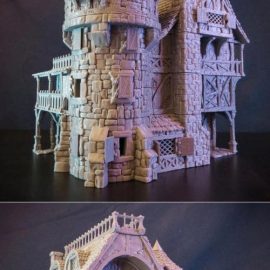 Roadside Inn 3D Print Model Free Download