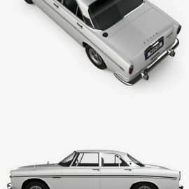 Rover P5B coupe 1973 3D model Free Download