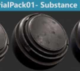 SciFiMaterialPack01 Substance Painter Free Download