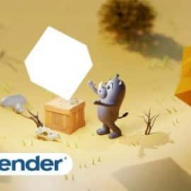 Simple Animals in Blender for Beginners Free Download