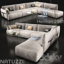 Sofa Natuzzi Herman 2981 Free Download