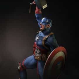 The Captain America 3D Print Model Free Download