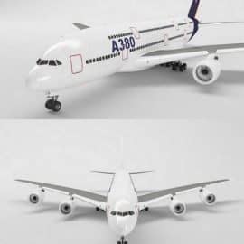 Airbus A380 3D Model Free Download