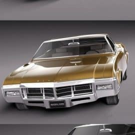 Buick Riviera 1969 3d Model Free Download