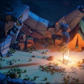 CGBoost Academy Cubic Worlds Create Stunning Low Poly Animations in Blender Free Download