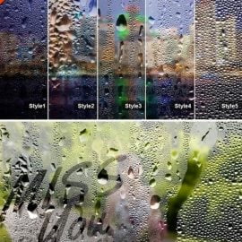 CM Foggy Rainy Window Photoshop Action 2138006 Free Download