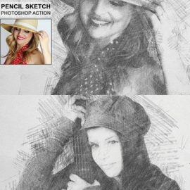 CM Pencil Sketch Photoshop Action 1586244 Free Download