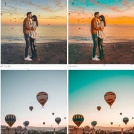 CreativeMarket Orange & Teal Lightroom Presets 5331432 Free Download