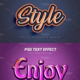 CreativeMarket Photoshop Text Effect Bundle 10 in 1 4524356 Free Download