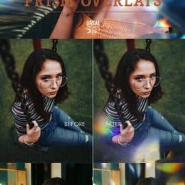 CreativeMarket Prism Light Leak Overlays 4970505 Free Download