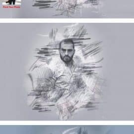 CreativeMarket Quick Pencil Sketch Photoshop Action 5997318 Free Download