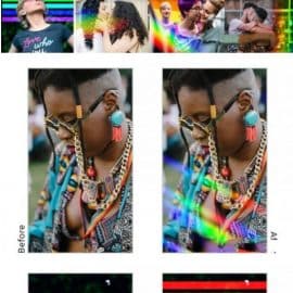 CreativeMarket Rainbow Overlays 6216550 Free Download