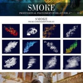 CreativeMarket Smoke Overlays Photoshop 4940712 Free Download