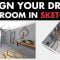 Design your Dream Bathroom in SketchUp Beginner 3D Modeling, Interior Design, Bathroom Design Free Download