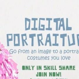 Digital Portrait in Illustrator for Beginners Free Download