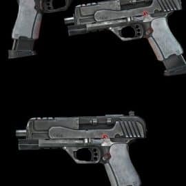 F45 Pistol 3D Model Free Download