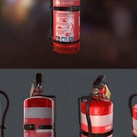 Fire Extinguisher 3D Model Free Download