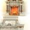 Fireplace in the Baroque style Free Download