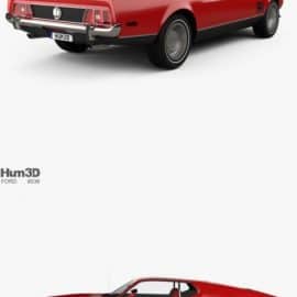 Ford Mustang Mach 1 1971 James Bond 3D Model Free Download