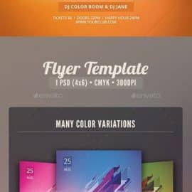 GraphicRiver Complextro Flyer 27926795 Free Download