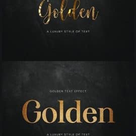 GraphicRiver Gold Text Effect 27917080 Free Download