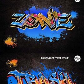 GraphicRiver Graffiti Text Styles 31259545 Free Download