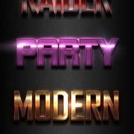 Graphicriver 10 Modern Light Text Effects Vol.4 19689133 Free Download