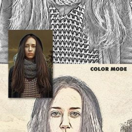 Graphicriver Realistic Pencil Sketch Photoshop Action Vol.2 19553148 Free Download