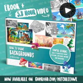 How to paint backgrounds ebook & video Download