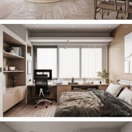 Interior Apartment Scene By Quoc Huy Free Download