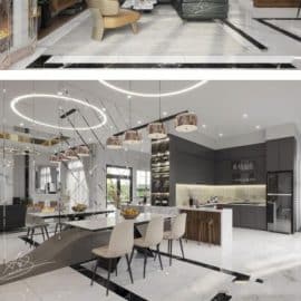 Interior Kitchen Livingroom Scene By Nguyen Viet Anh Free Download