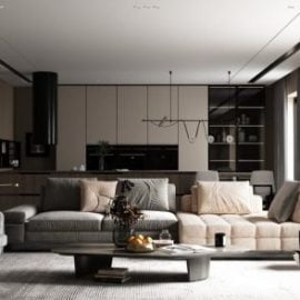 Interior Livingroom By Huy Hieu Lee Free Download