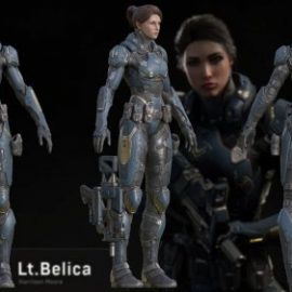 Lt. Belica Paragon 3D model Free Download