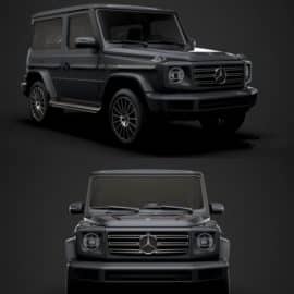 Mercedes Benz G 550 3d W463 2020 3D Model Free Download